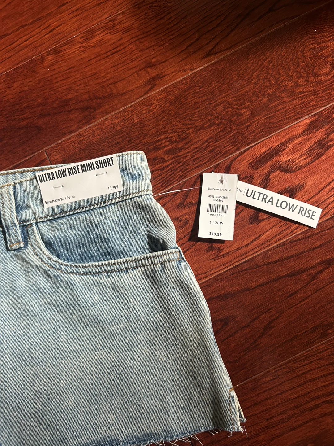 Bluenotes ultra low rise mini shorts - photo 3