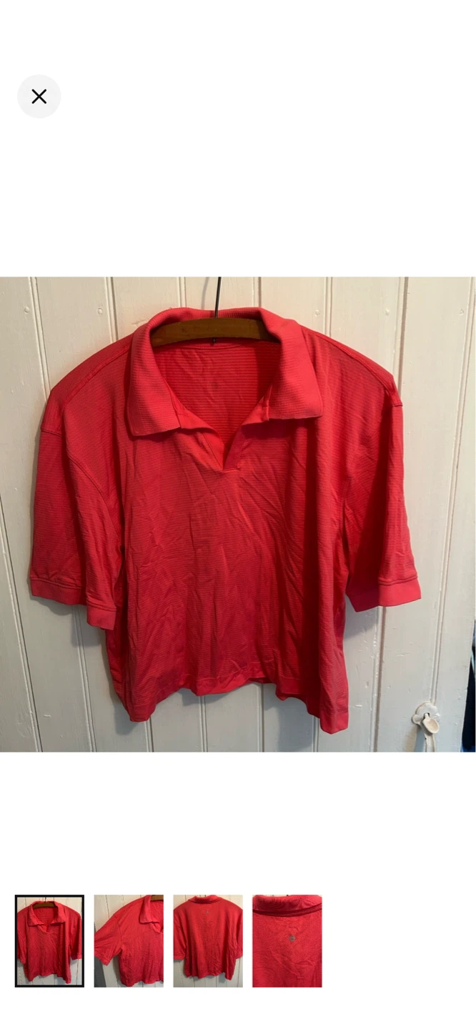 Lululemon Polo Shirt - Coral