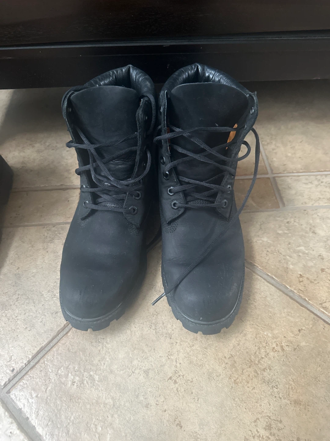 Timberland Black Leather Boots
