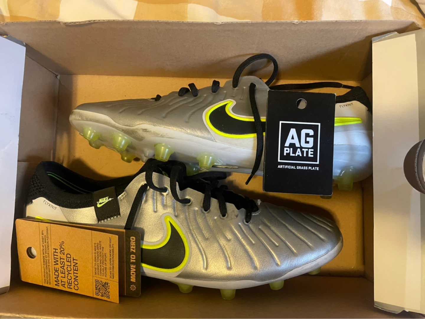 Nike Tiempo Legend 10 Elite AG  Soccer Cleats - Size 9