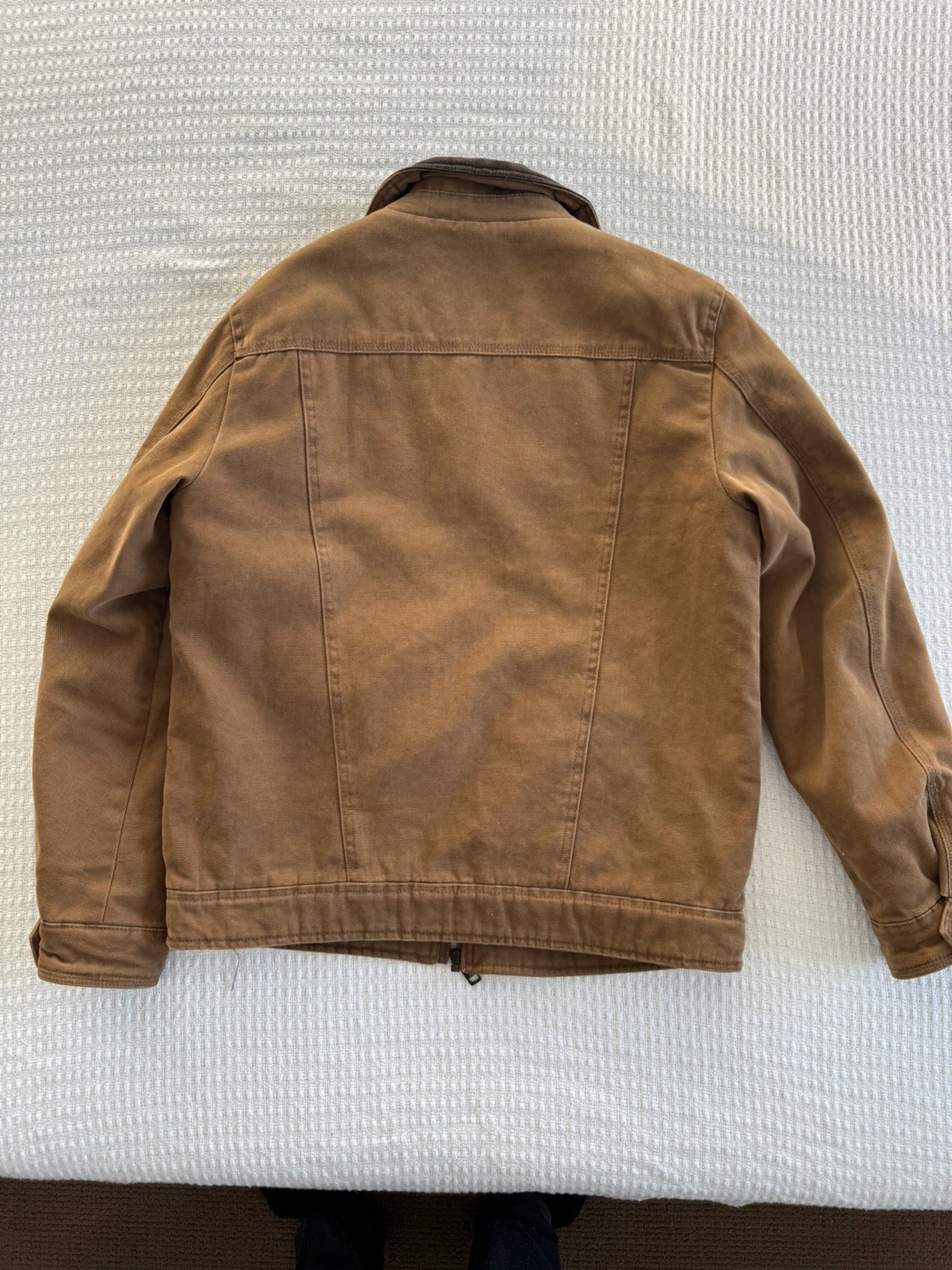 Levi's Insulated Canvas Trucker Jacket Brown Size S - photo 5