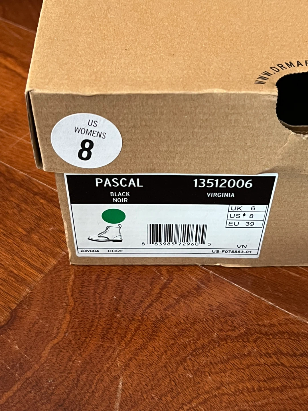 Dr. Martens Pascal Virginia Boots - US Women's 8 - Black - photo 3