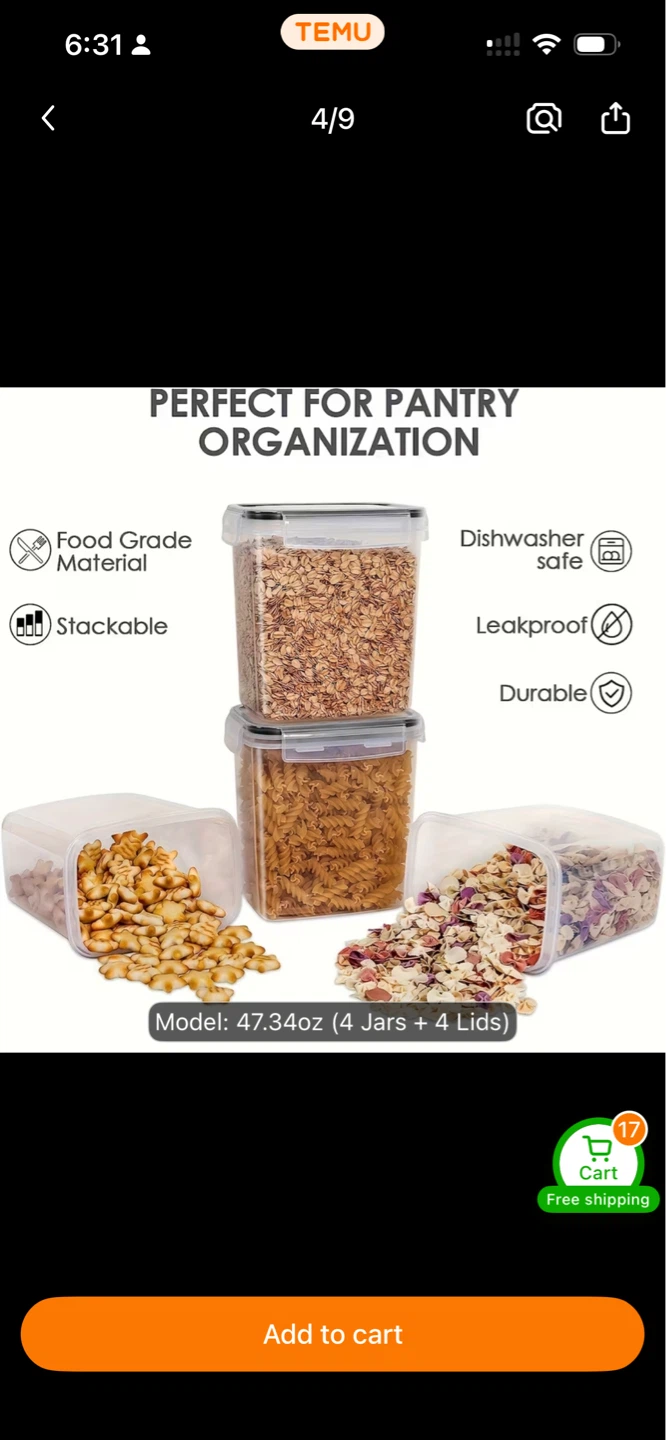 Food Storage Containers - 4 Pack - photo 2