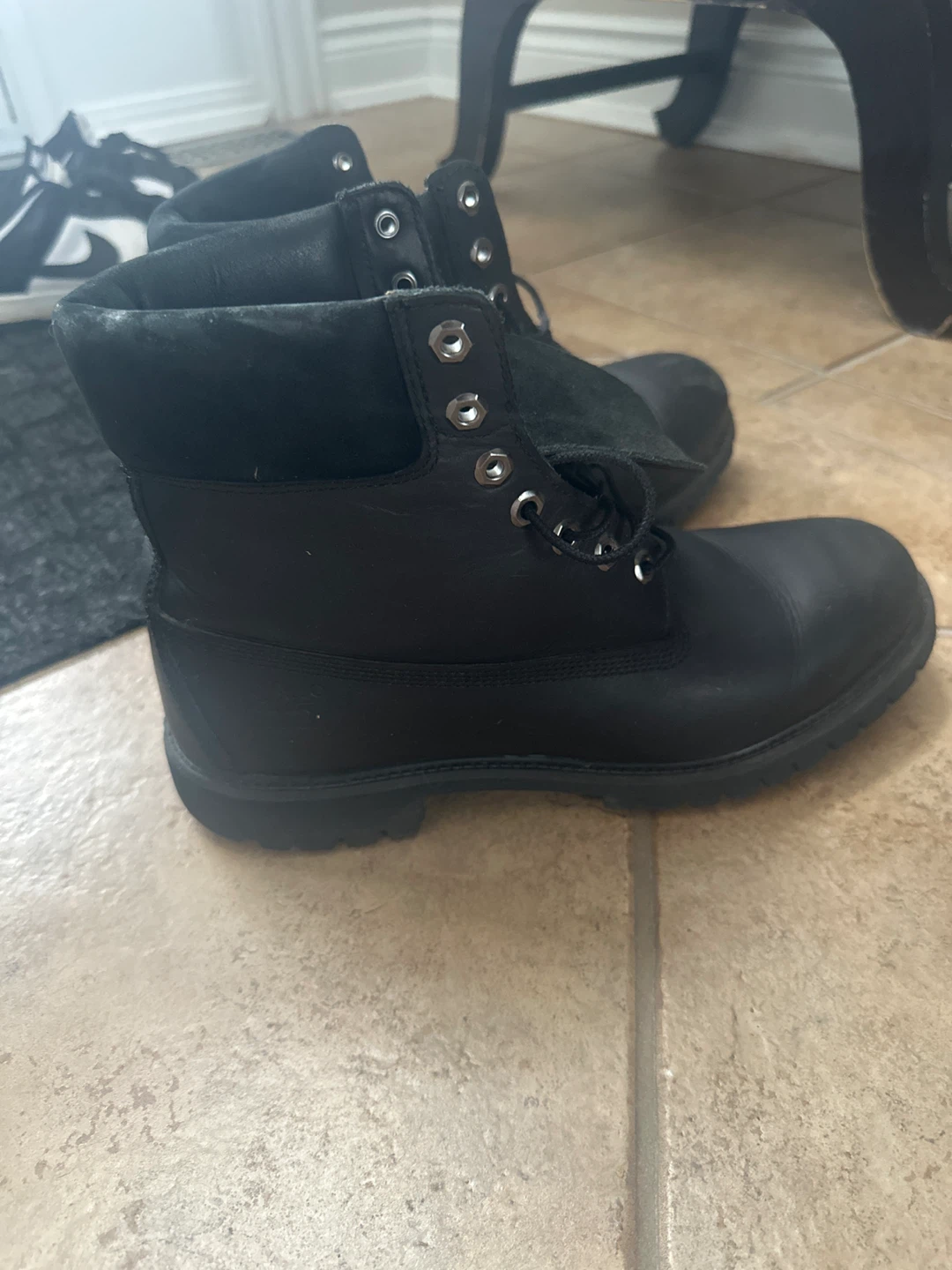 Timberland Black Leather Work Boots - photo 2