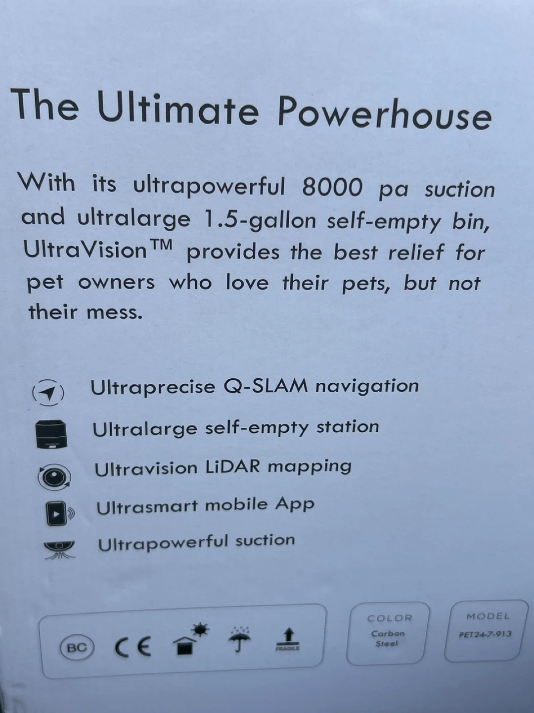 Bobsweep UltraVision Robotic Vacuum Cleaner and Mop - photo 5