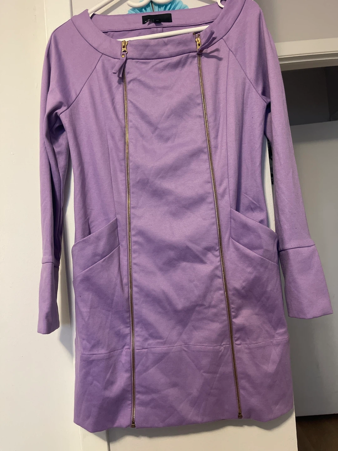 Lilac Zipper Dress