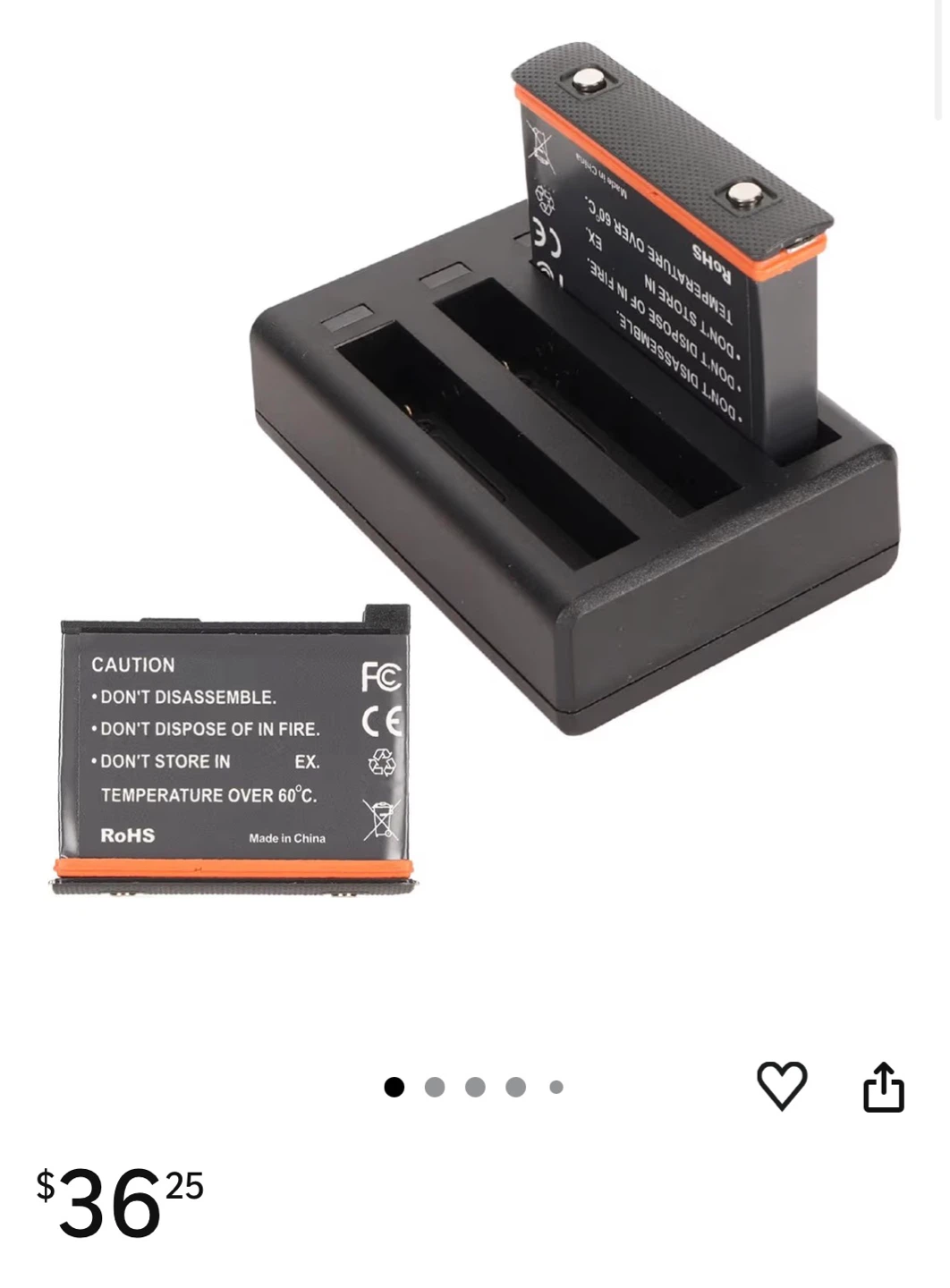Dual Battery Charger for Insta360 - photo 2