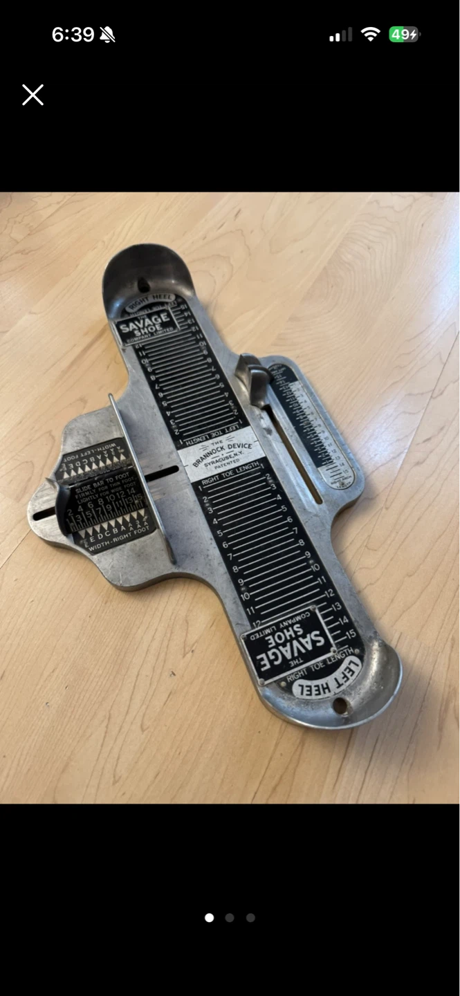 Brannock device (Savage Shoe Company Limited)