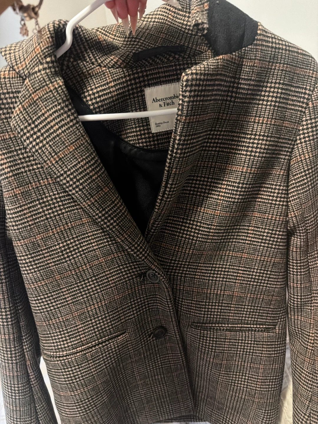 Abercrombie & Fitch Plaid Blazer XXS Small - photo 4