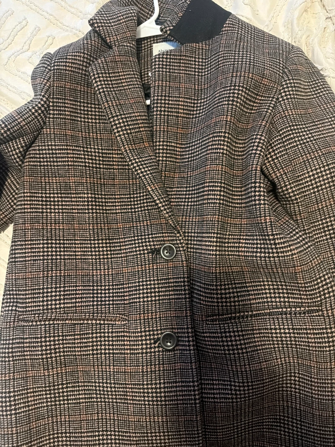 Abercrombie & Fitch Plaid Blazer XXS Small