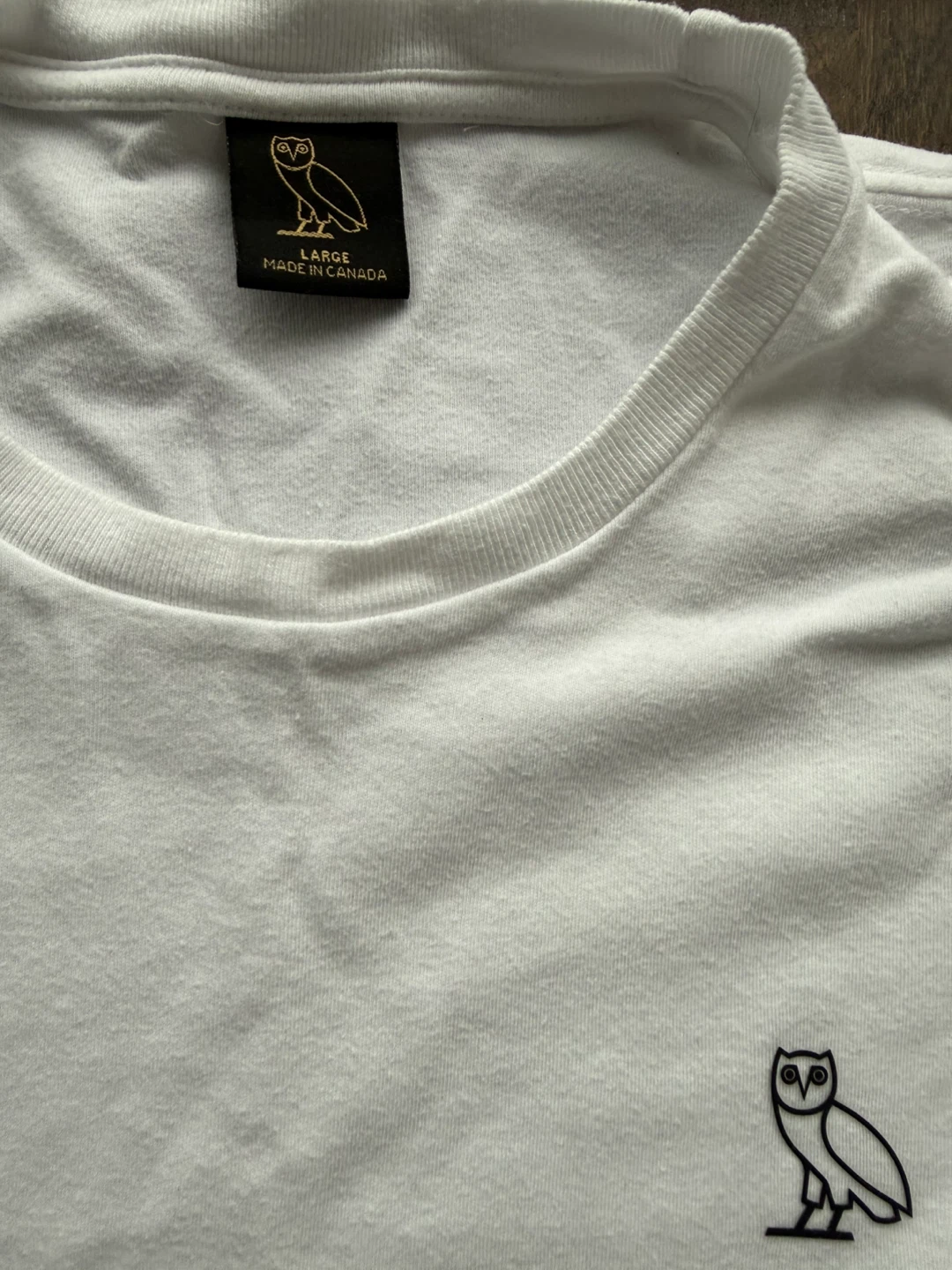 OVO Long Sleeve T-Shirt - White - Large - photo 2