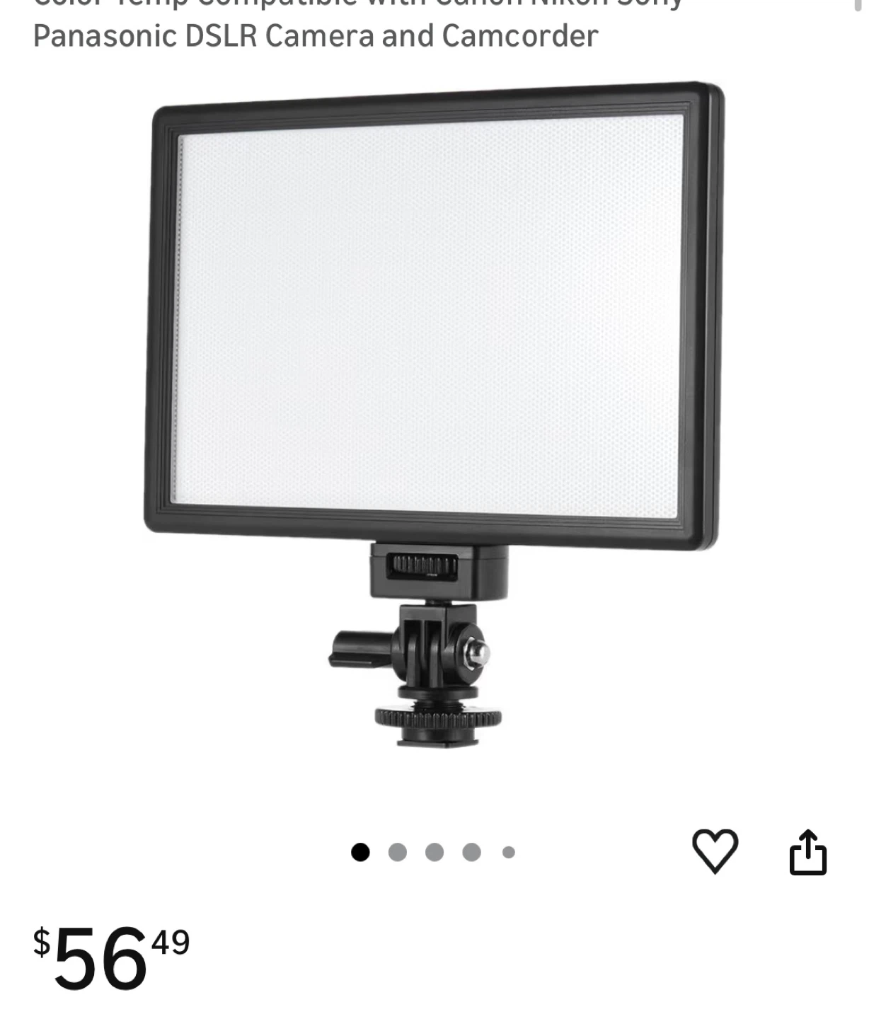 Viltrox L116T LED Light Kit - photo 2