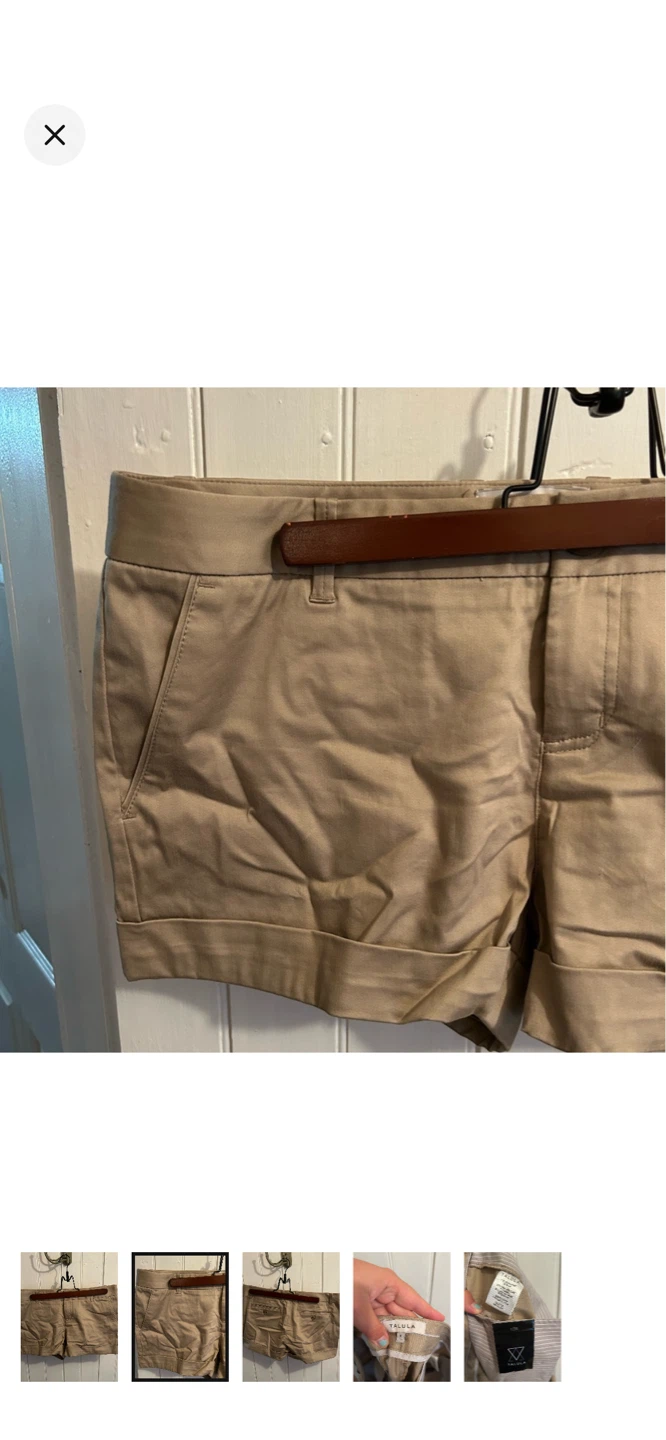 Talula Women's Size 8 Chino Shorts - Khaki - photo 2