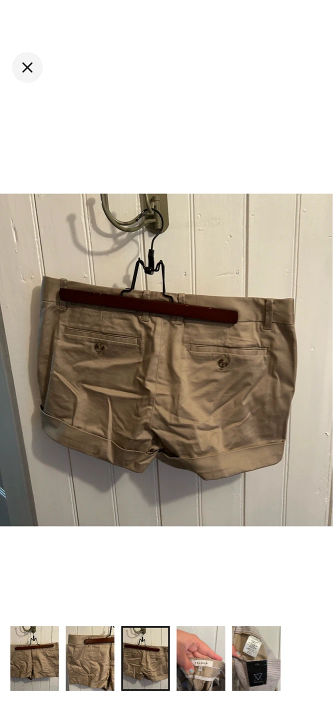 Talula Women's Size 8 Chino Shorts - Khaki - photo 3