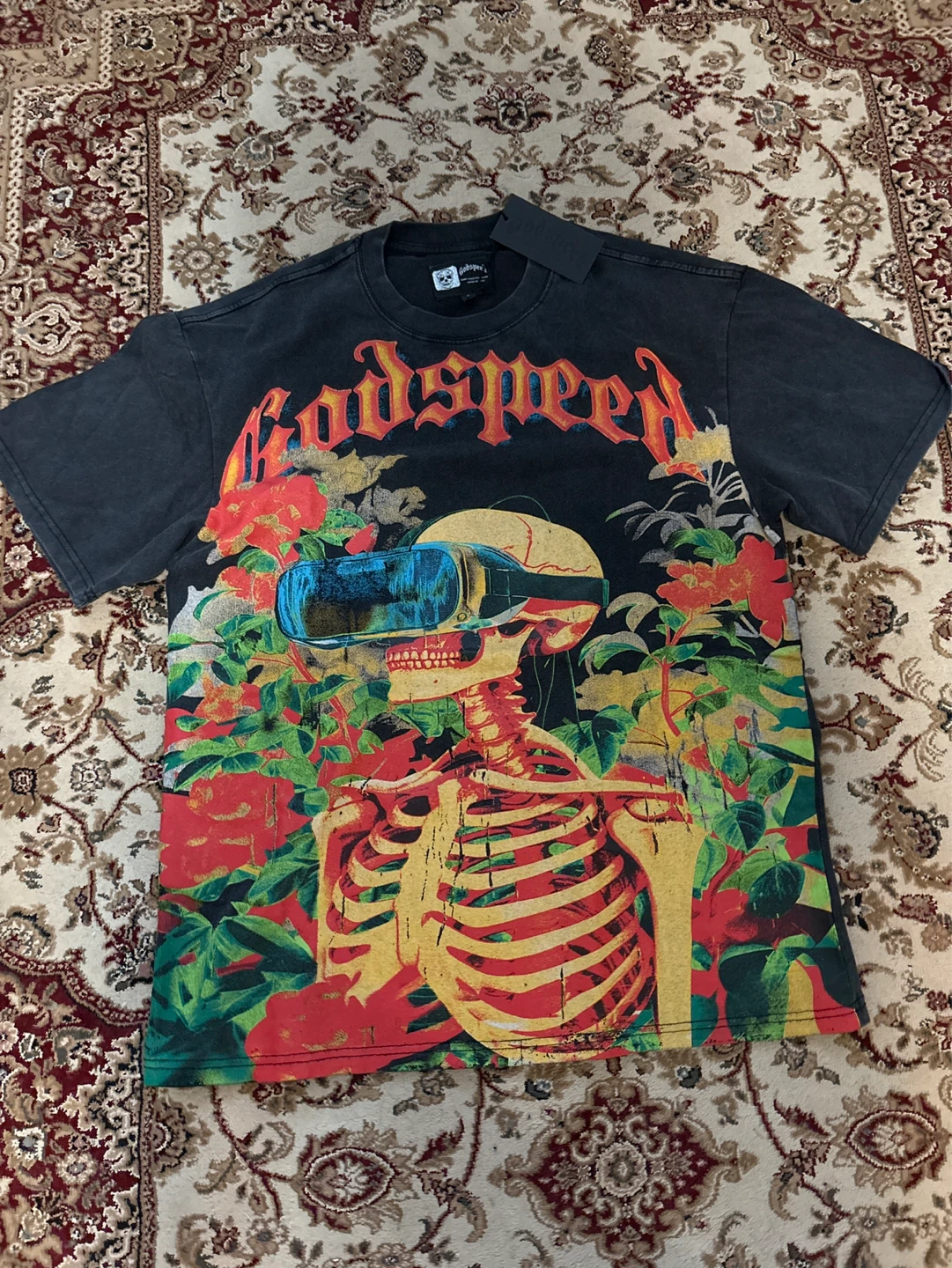 Godspeed Skeleton VR T-Shirt Size S - photo 2