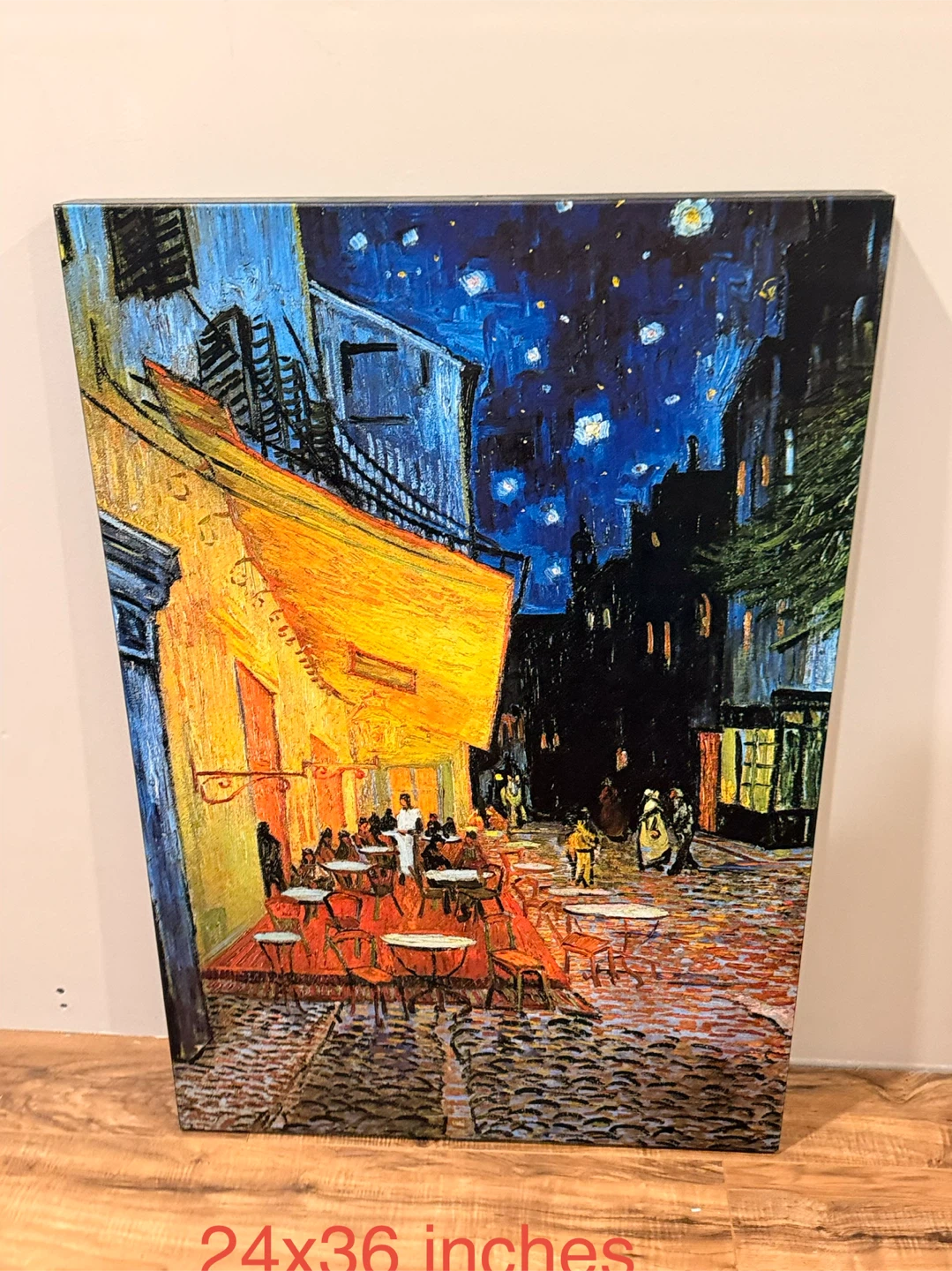 Canvas Wall Art - Van Gogh Starry Night Reproduction - photo 2