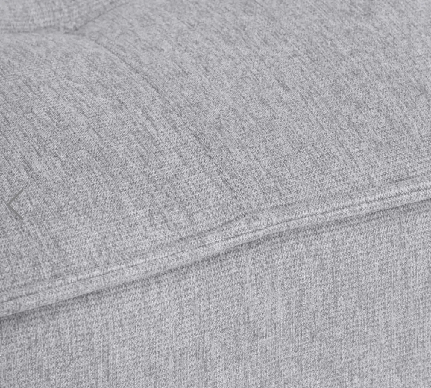 Stuctube Grey Fabric Tufted Square Ottoman or Floor Cushion - photo 3