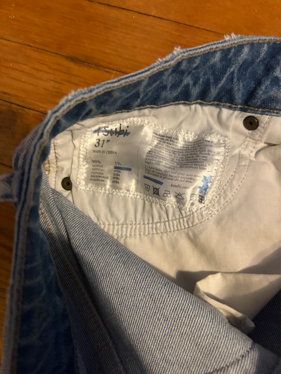 Ksubi Jeans 31" Denim - photo 3