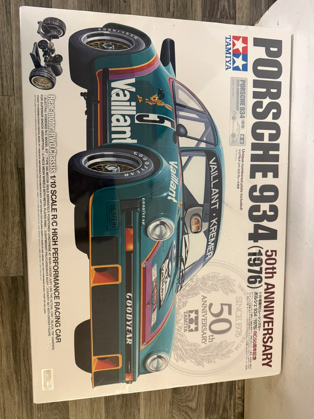 Tamiya Porsche 934 "Vaillant" 50th Anniversary Model Kit