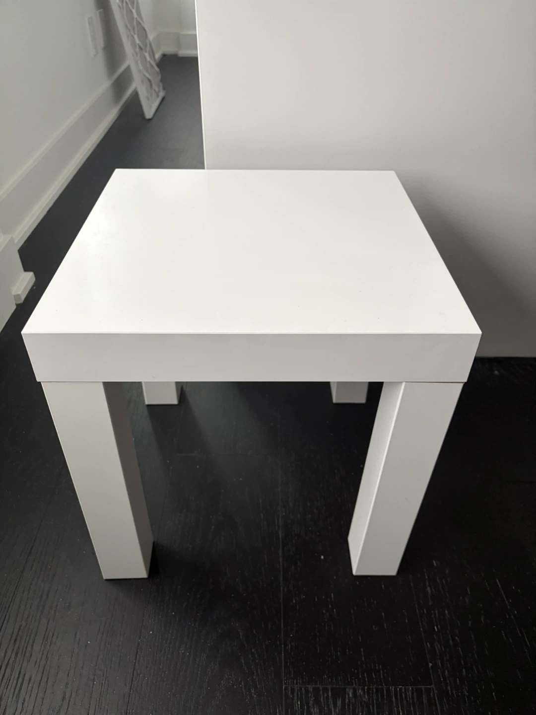White Small Side Table - photo 2