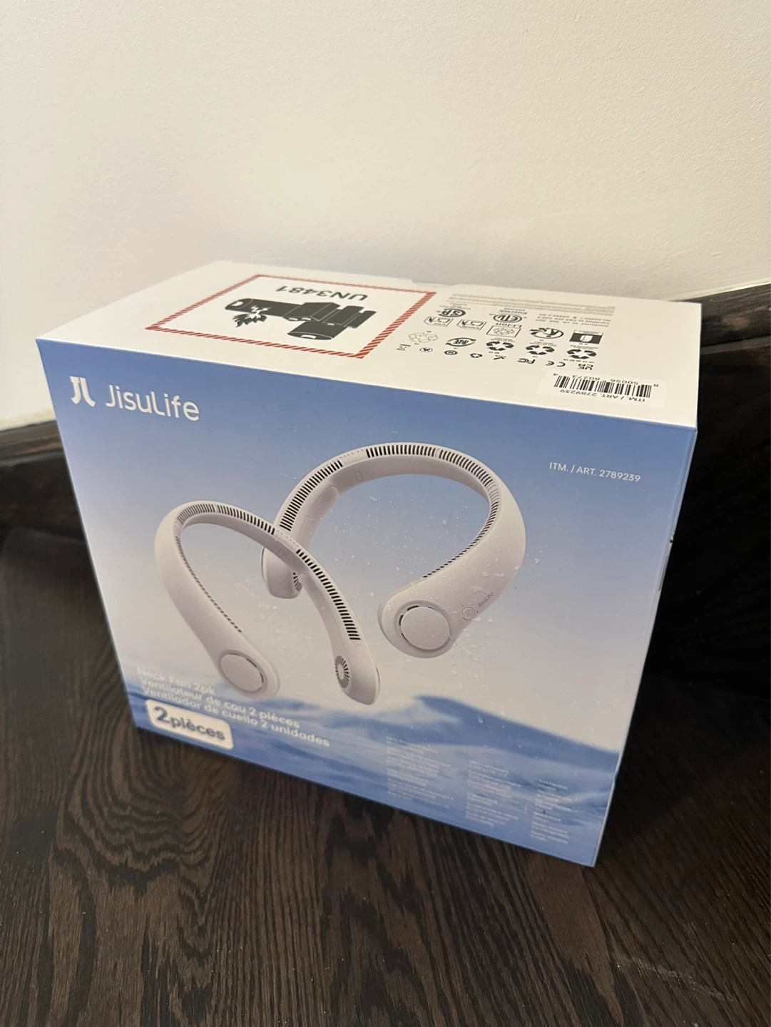 JisuLife Portable Neck Fan (2-Pack) - Brand New - photo 2