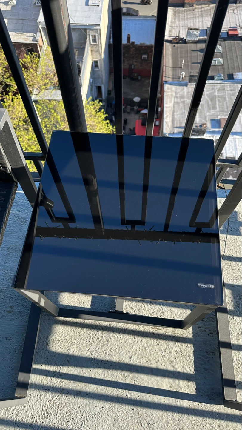Outdoor Patio Chair and Side Table Set with Cushions - photo 3