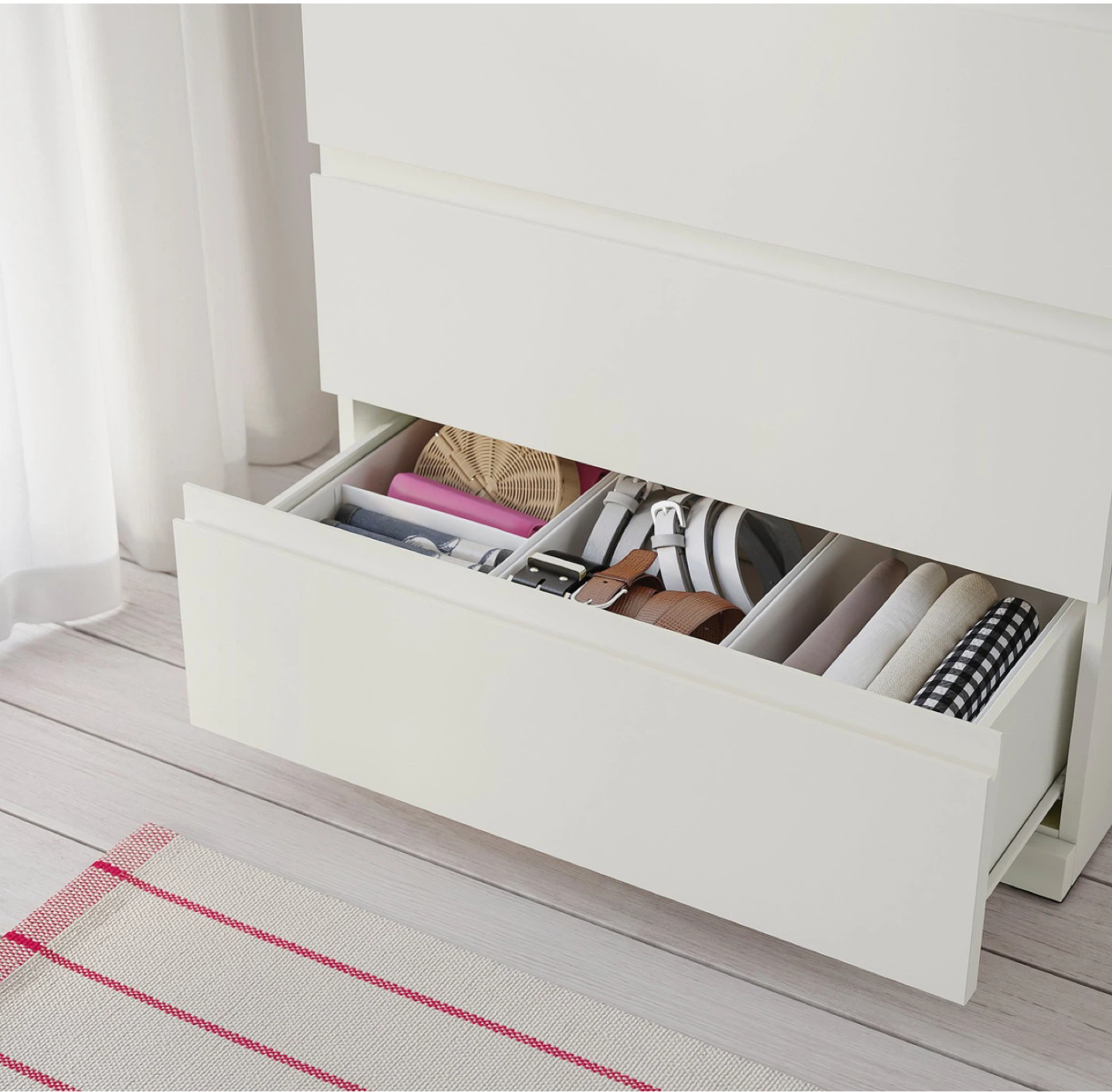 IKEA MALM White 4-Drawer Dresser - photo 5