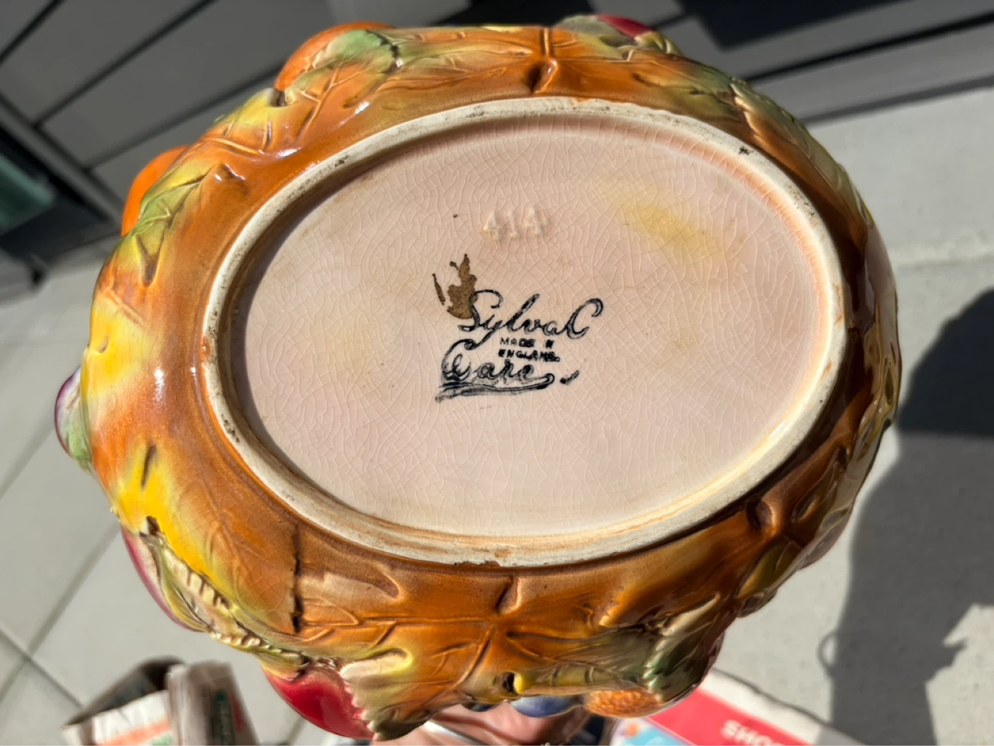 Sylvac Ware Fruit Basket Made in England - photo 2