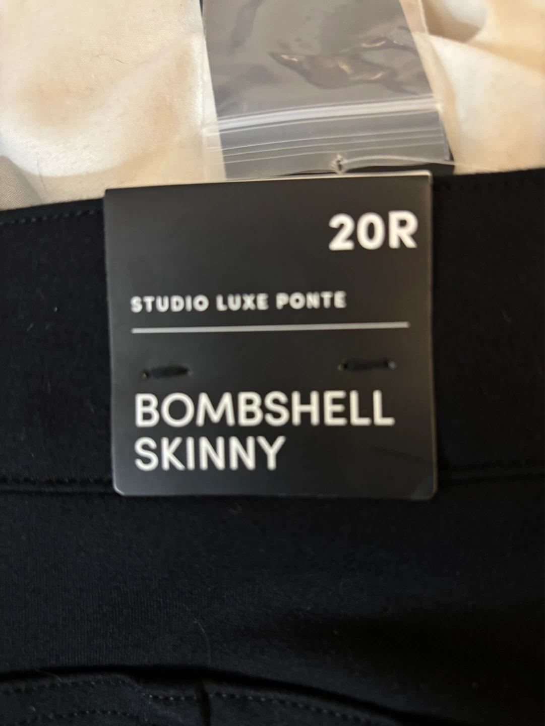 Torrid Bombshell Skinny Studio Luxe Ponte Pants - Black - 20R - photo 2