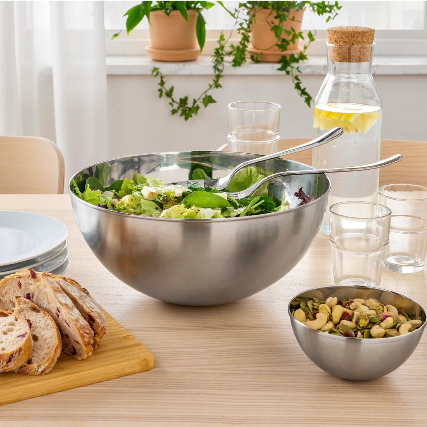 IKEA 11" (28cm) BLANDA BLANK Stainless Steel Bowl - photo 3