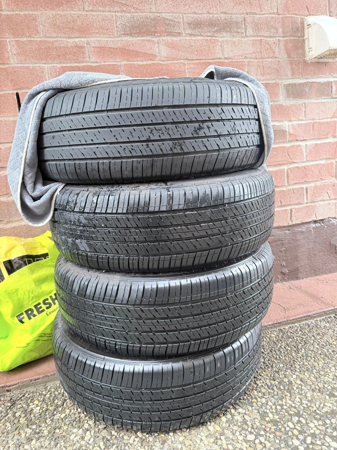 Set of 3 Used Bridgestone Tires