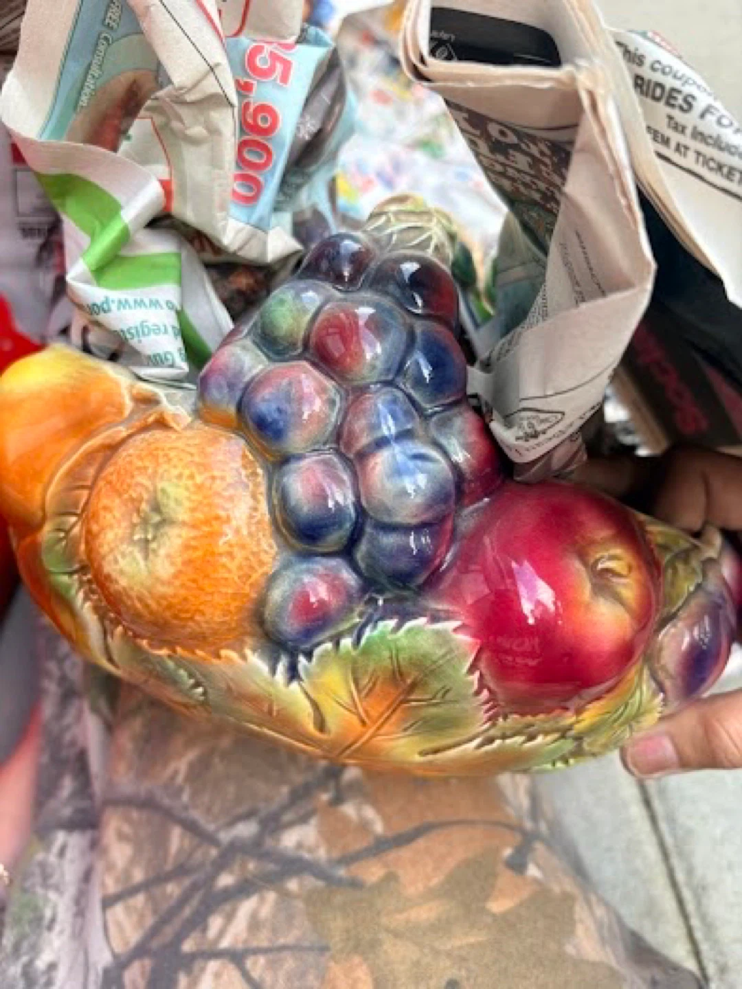 Sylvac Ware Fruit Basket Made in England - photo 3