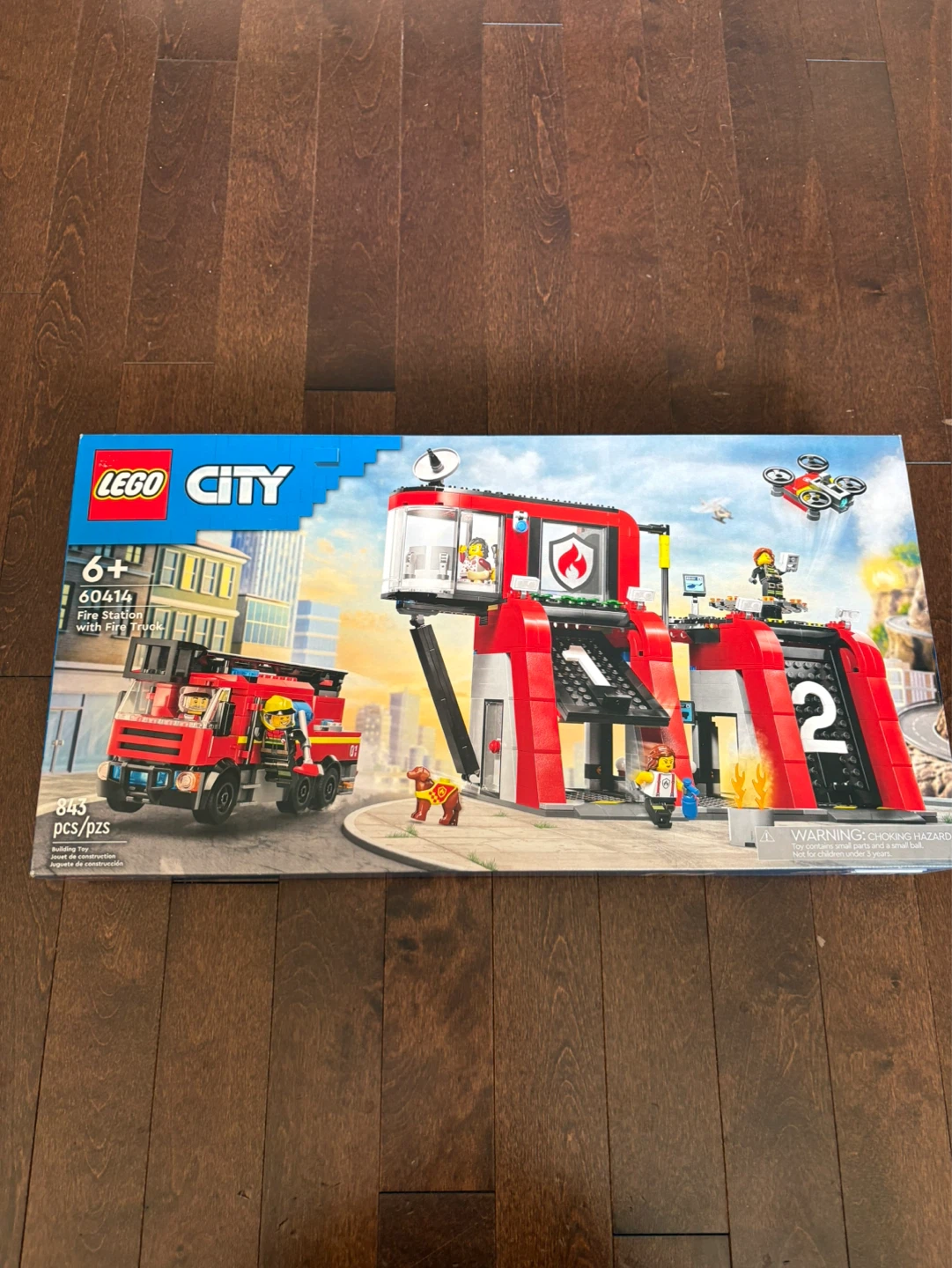 LEGO City Fire Station with Fire Truck (60414)