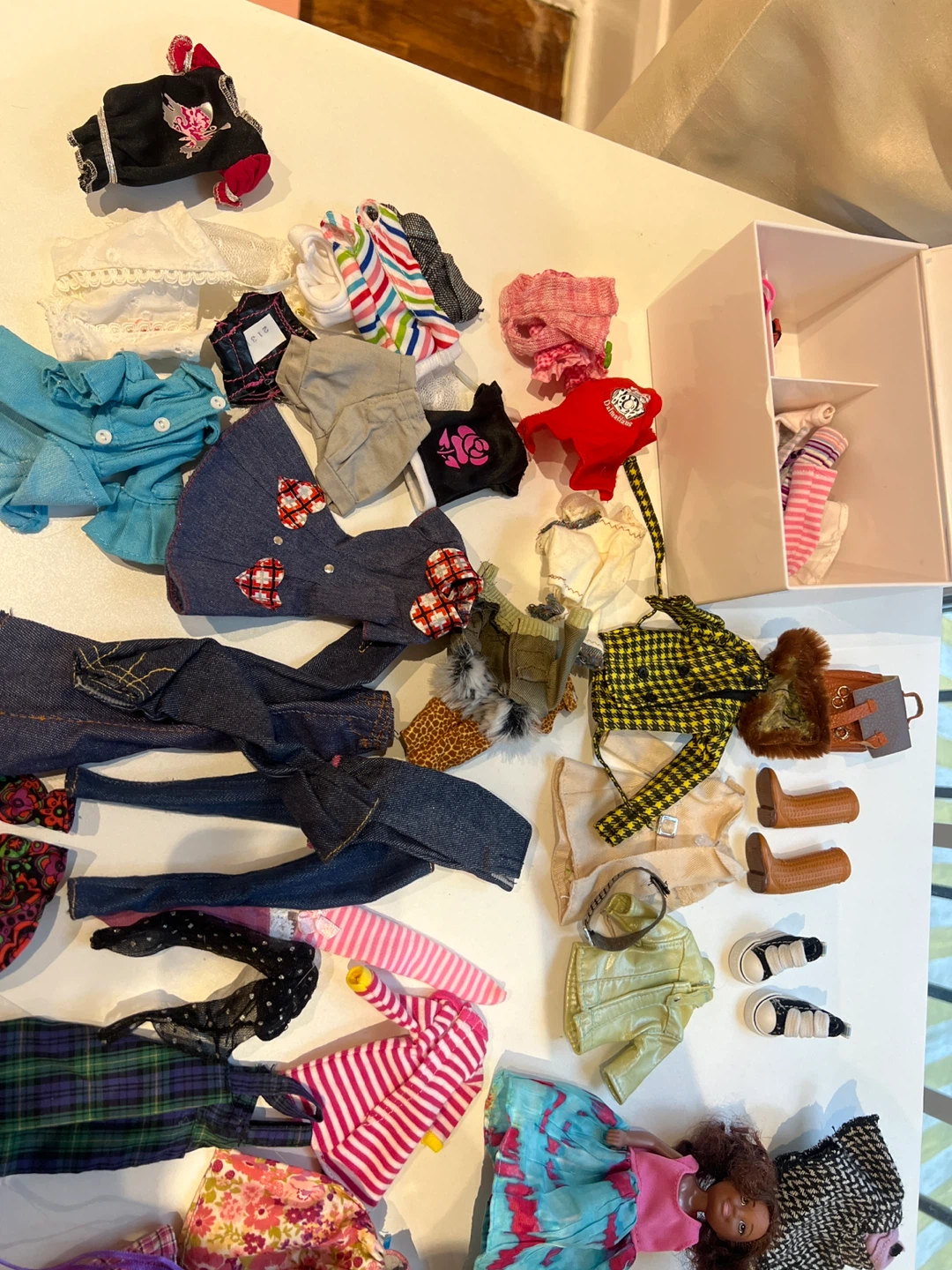 Assorted Doll Clothes and Accessories Lot - photo 3