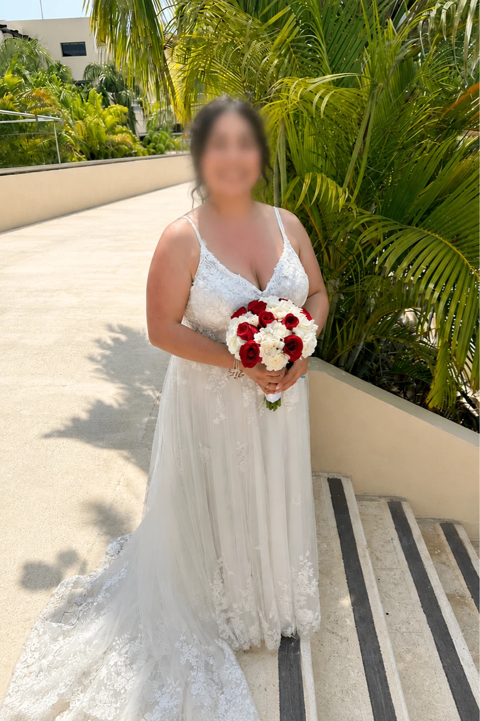 Lace Wedding Dress with Train