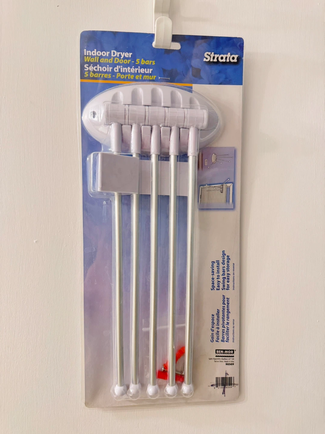 5 Bars Wall and Door Clothes Dryer