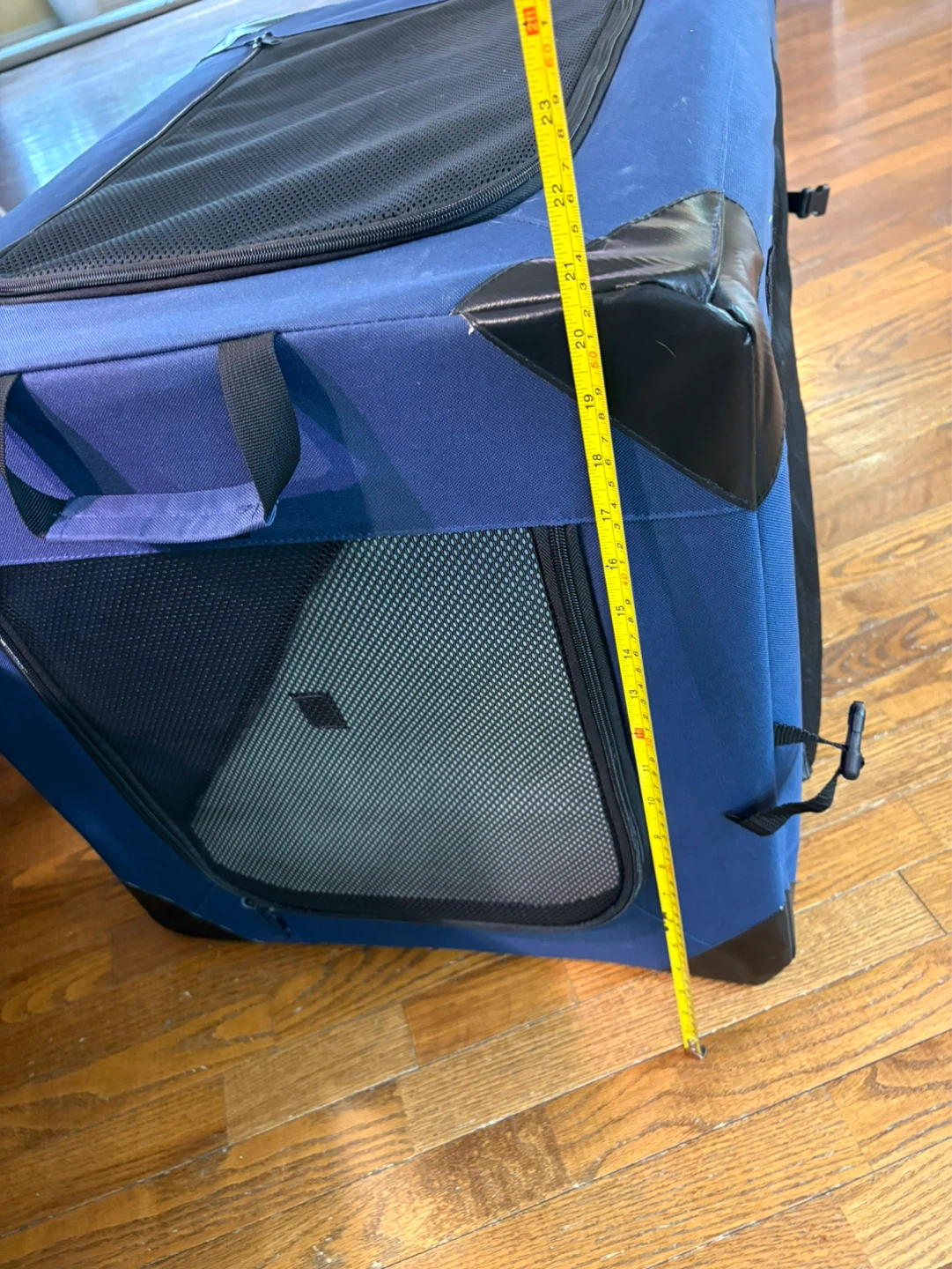 Blue Soft-Sided Pet Carrier Crate - photo 4