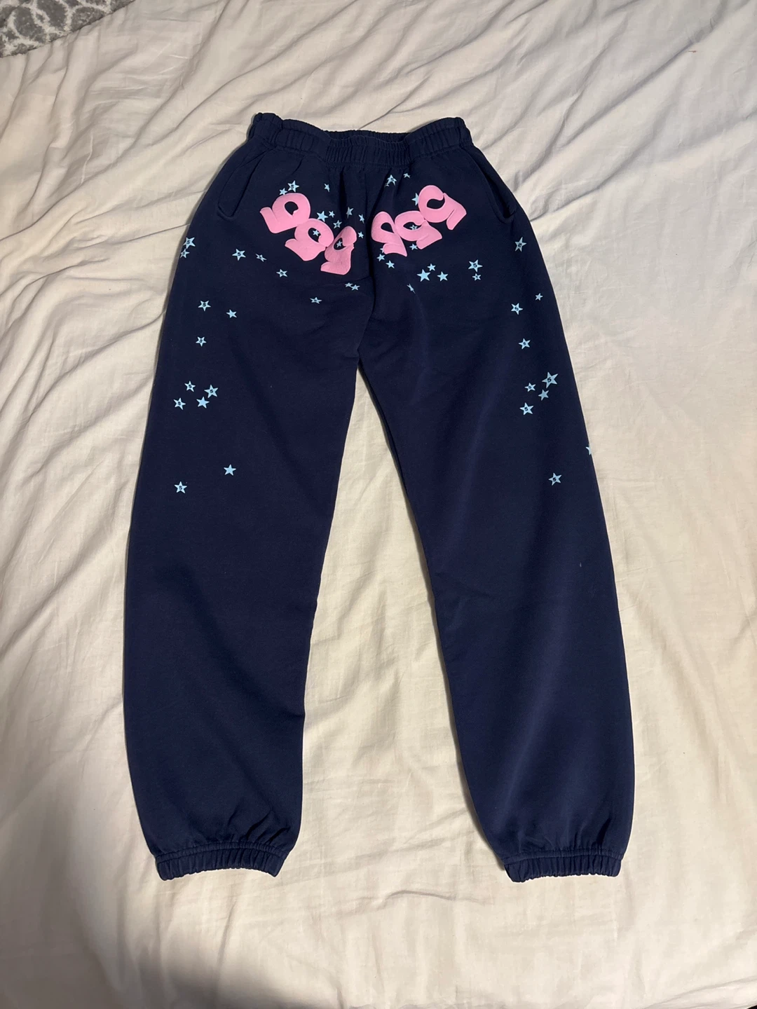 Navy Blue Spider Sweatpants - photo 2