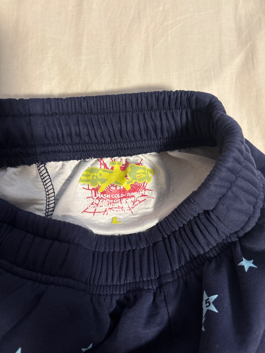 Navy Blue Spider Sweatpants - photo 5