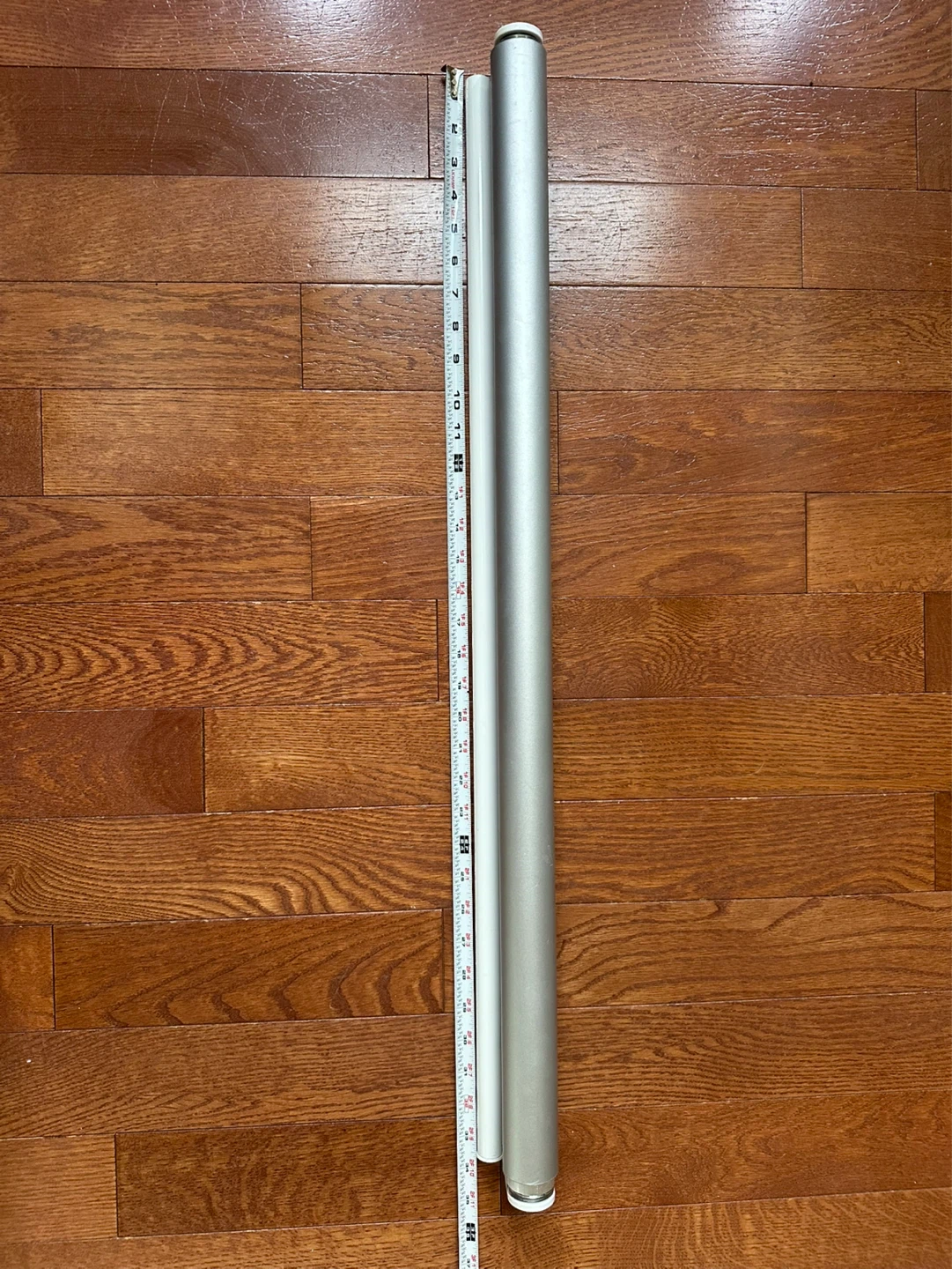 Silver Roller Shade with Hardware