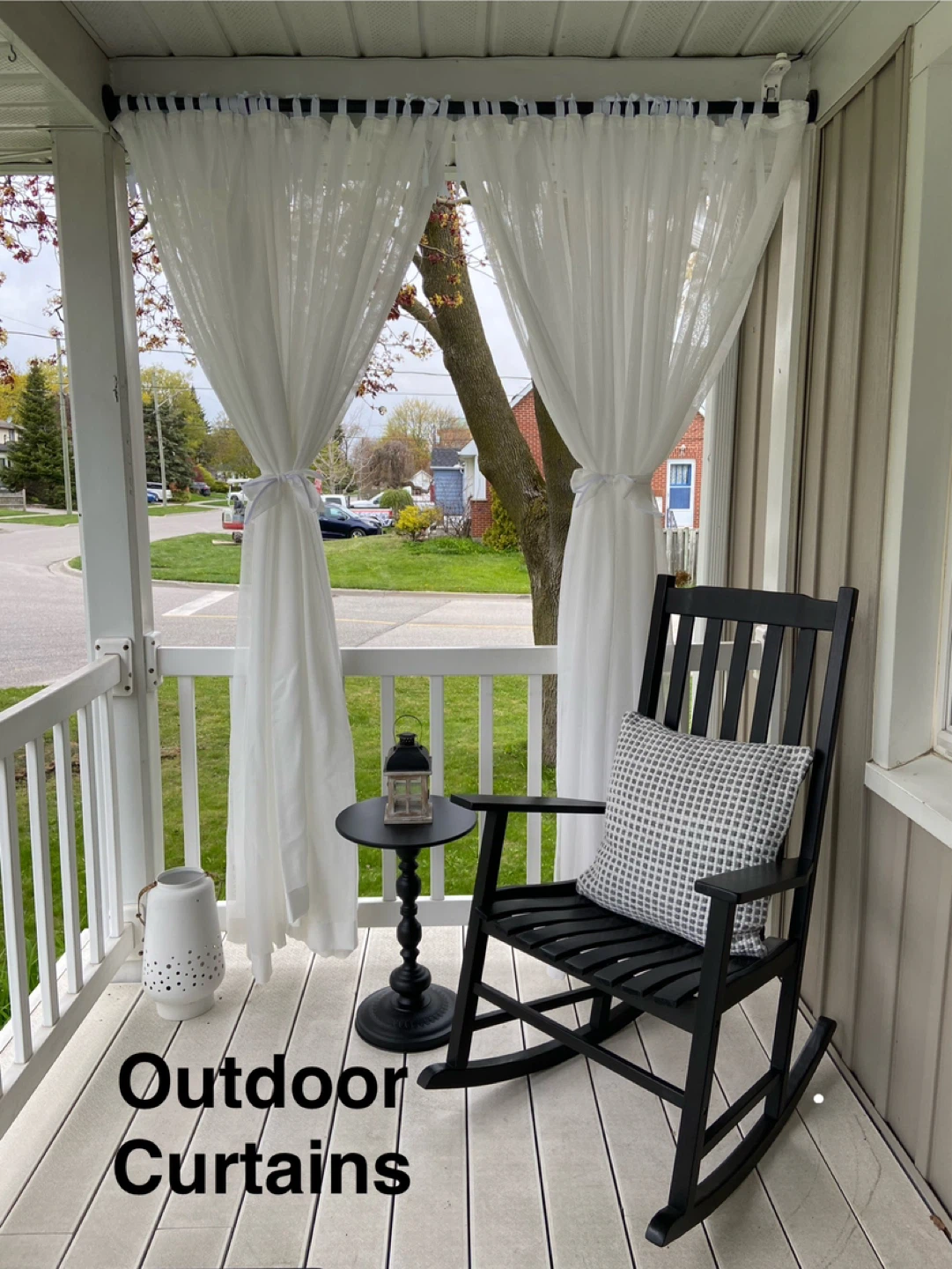 New Outdoor Sheer Curtains 4 Panels