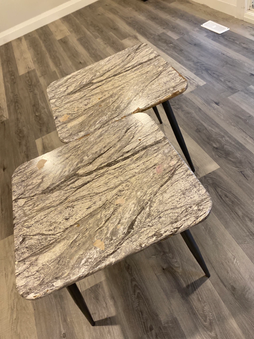Marble Top Side Tables (Set of 2) - photo 2