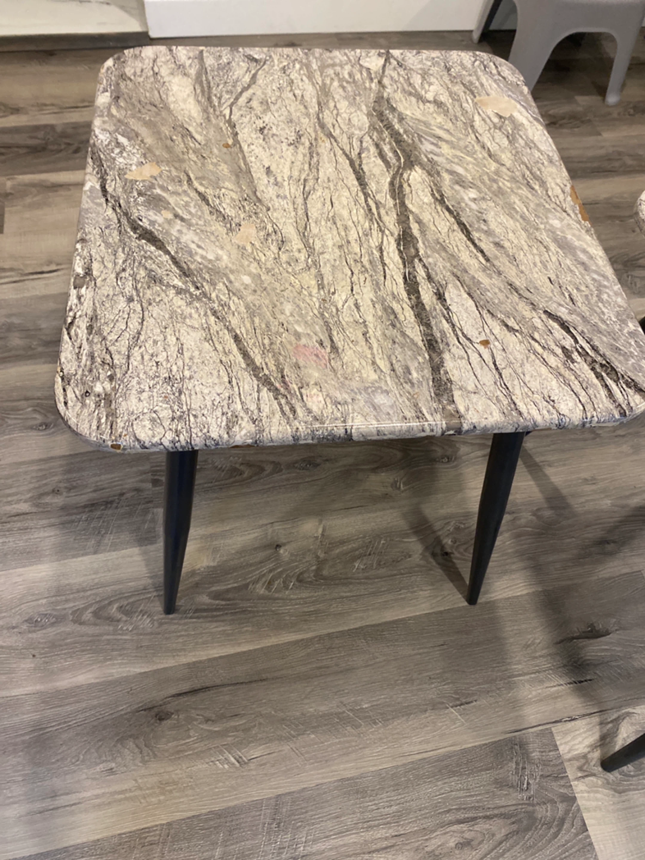 Marble Top Side Tables (Set of 2)
