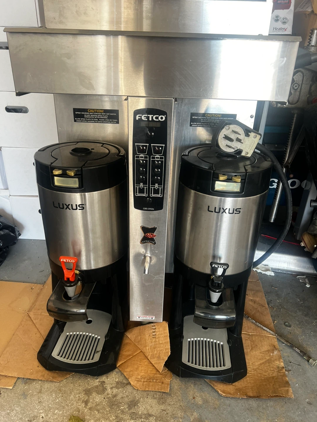 Fetco Luxus Commercial Coffee Brewer Dispensers
