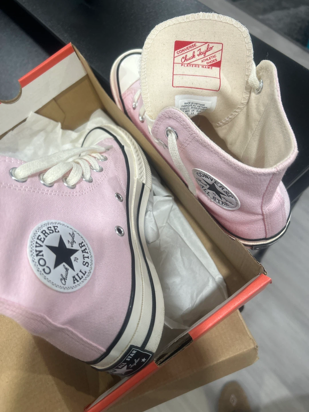 Converse Chuck Taylor All Star High Top Pink Shoes - photo 2