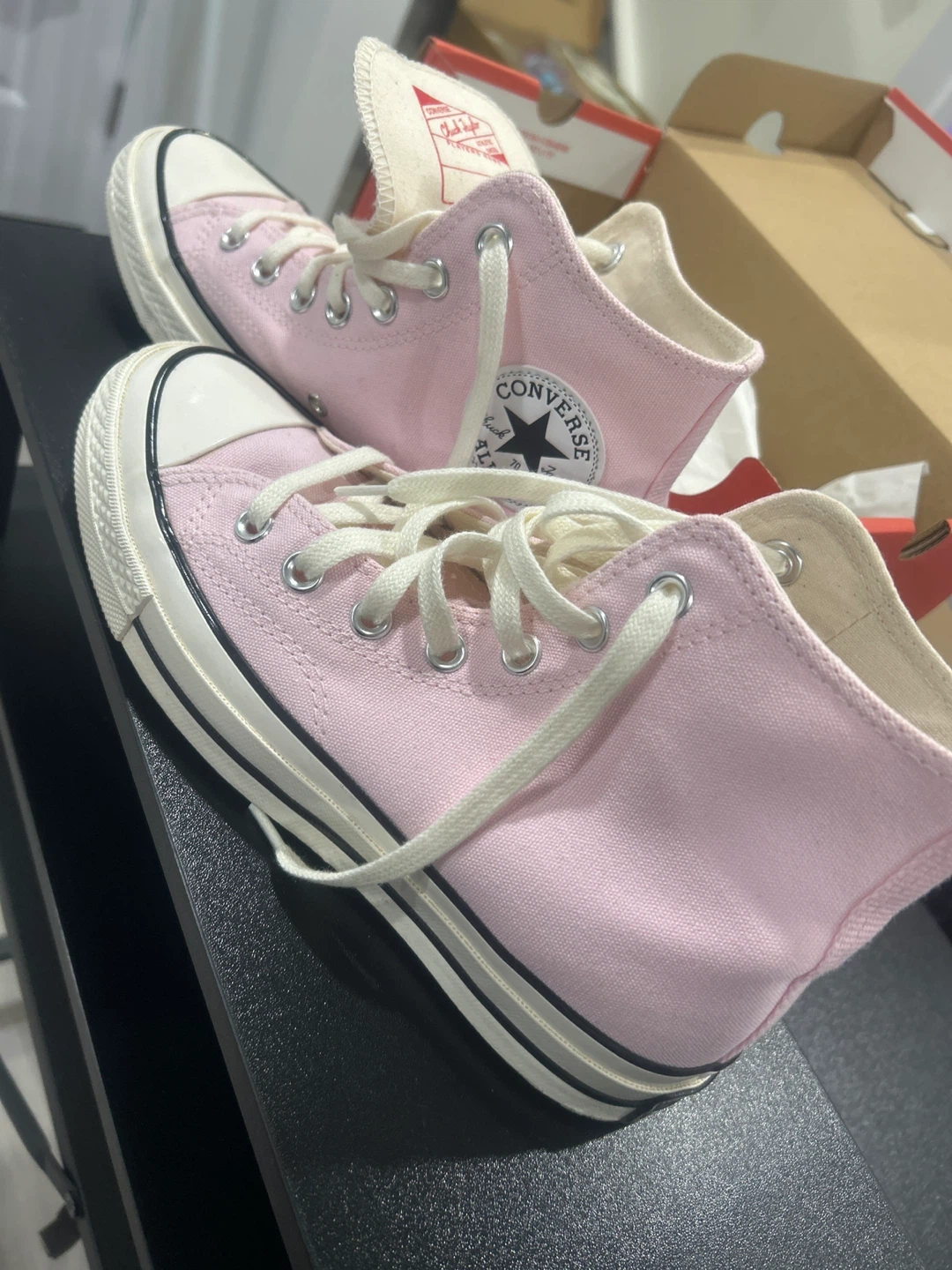 Converse Chuck Taylor All Star High Top Pink Shoes - photo 4