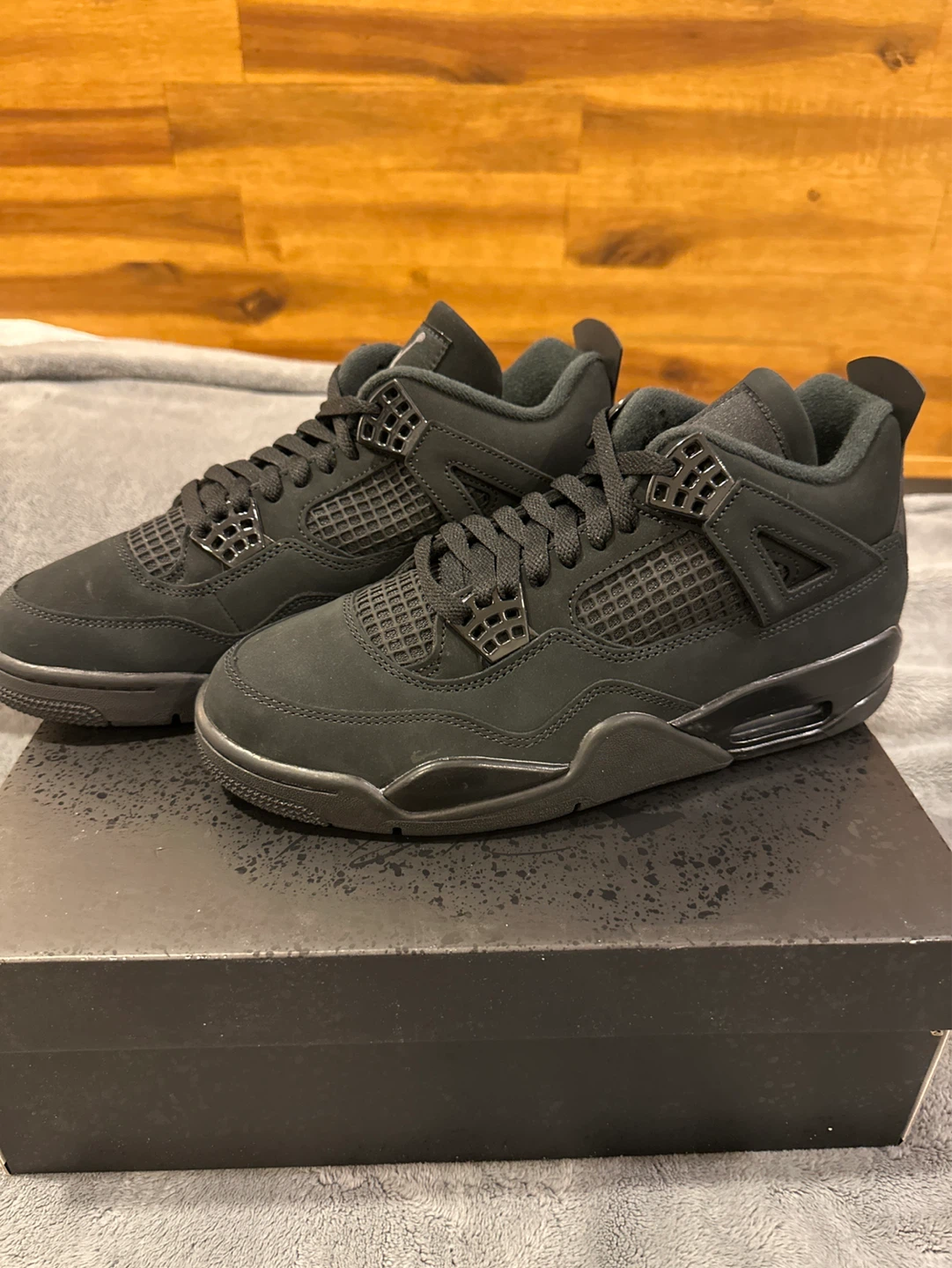 Air Jordan 4 Retro 'Black Cat' Men's US 7.5