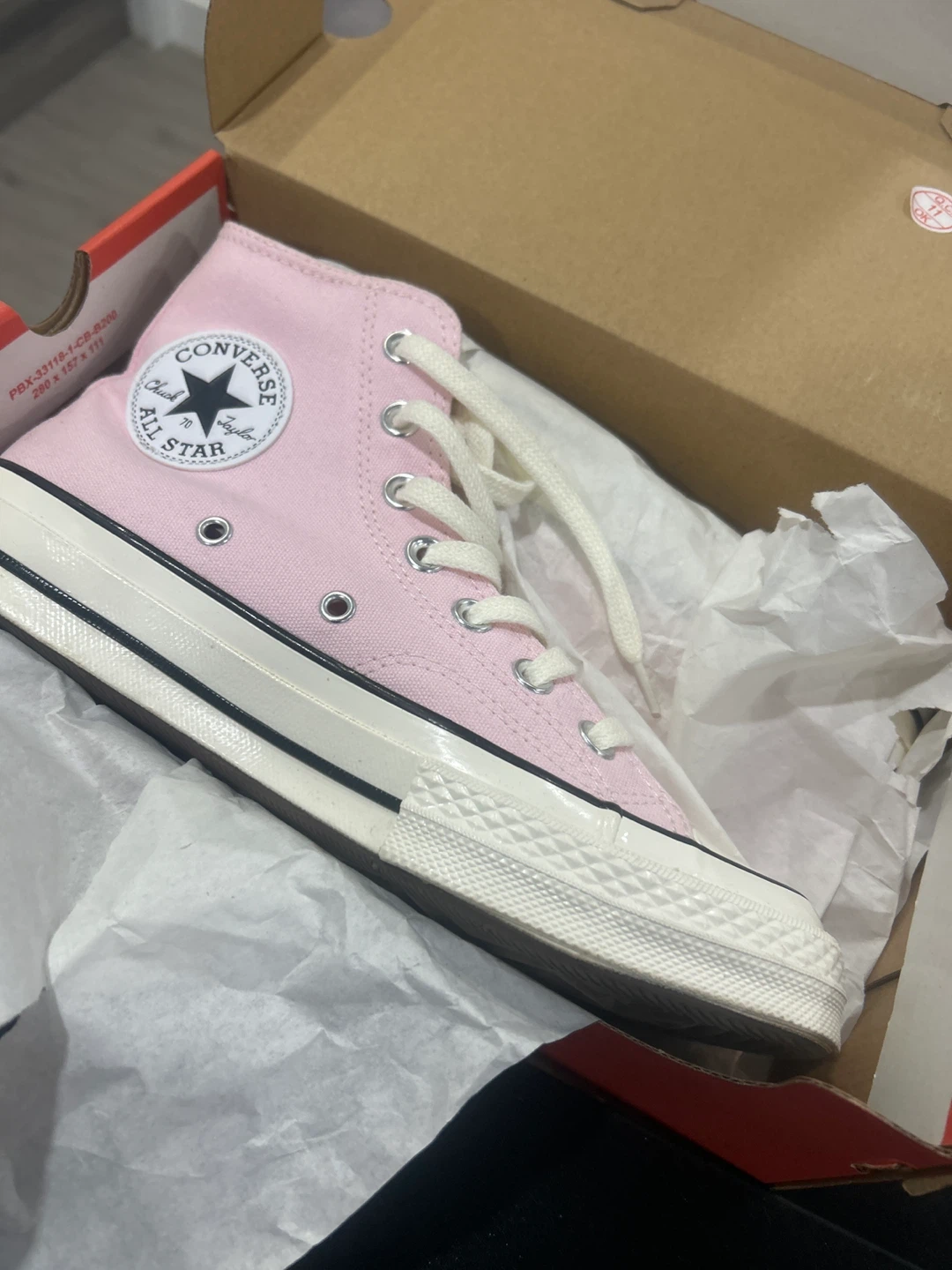 Converse Chuck Taylor All Star High Top Pink Shoes - photo 5