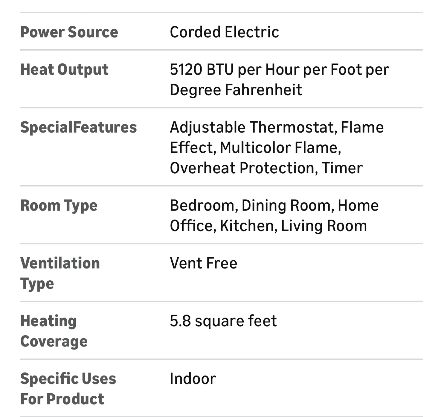 33" Electric Fireplace Insert - photo 5