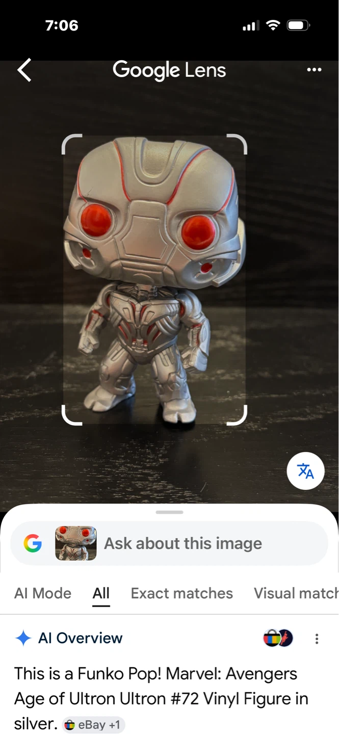 Funko Pop! Marvel Ultron #72 - no box - photo 3